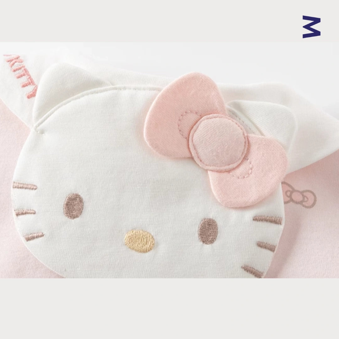Combinaison motif hello kitty enfant fille- rose -robes et ensembles pour filles, bébés et garcons - MALOBY