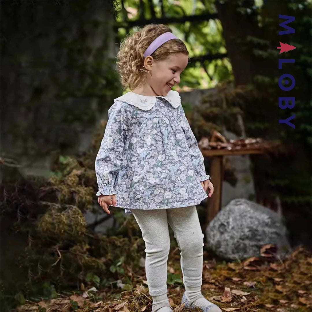 Ensemble 2 pièces blouse + Legging enfant fille- floral
