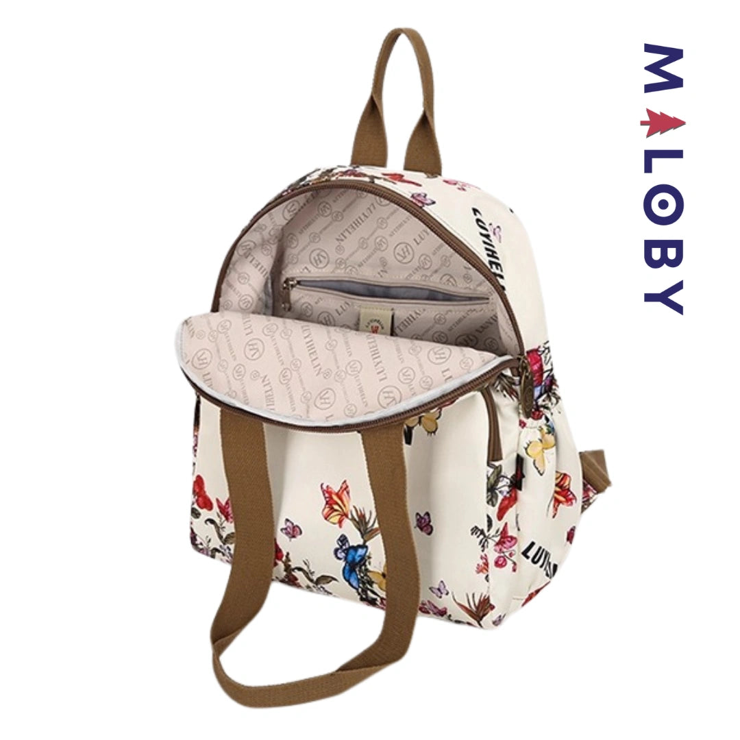 Sac à dos pour étudiante - motifs imprimés