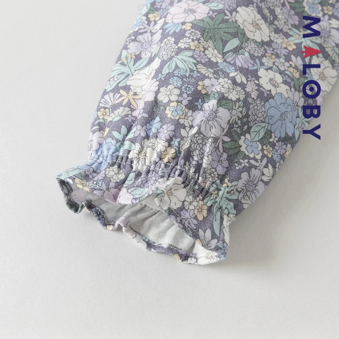 Ensemble 2 pièces blouse + Legging enfant fille- floral