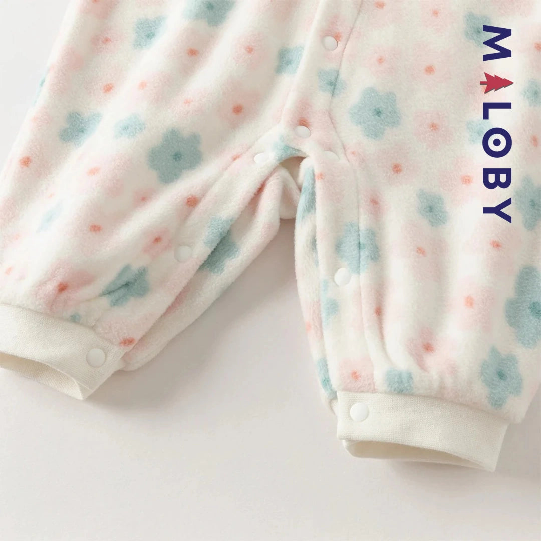 Combinaison longue à capuche motif imprimée