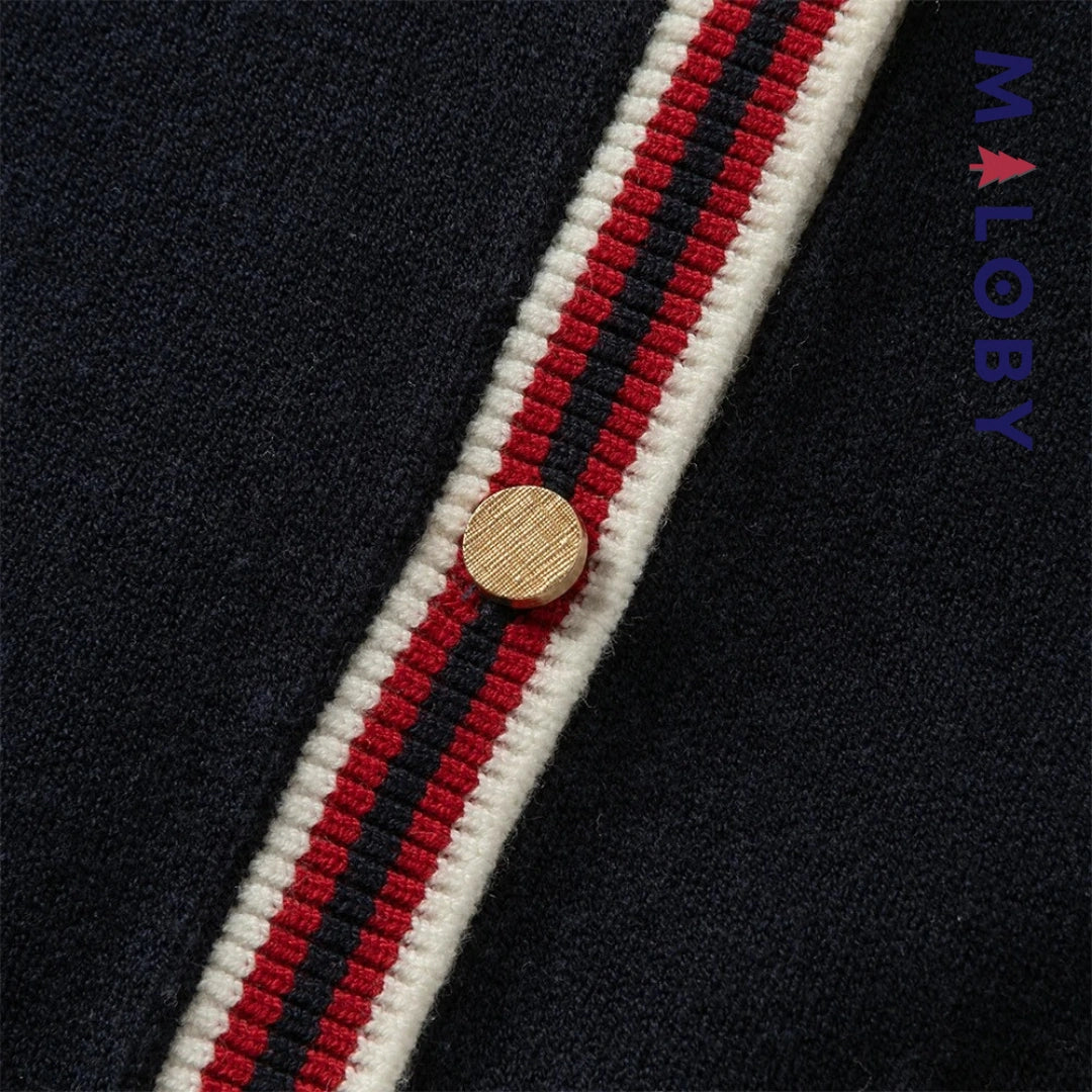 Ensemble jupe + Cardigan enfant fille- marine
