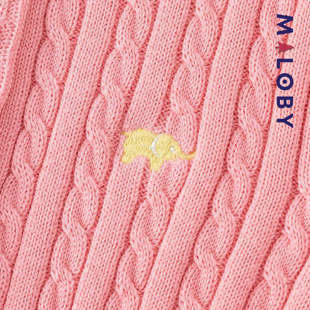 Cardigan basic 100% coton enfant fille