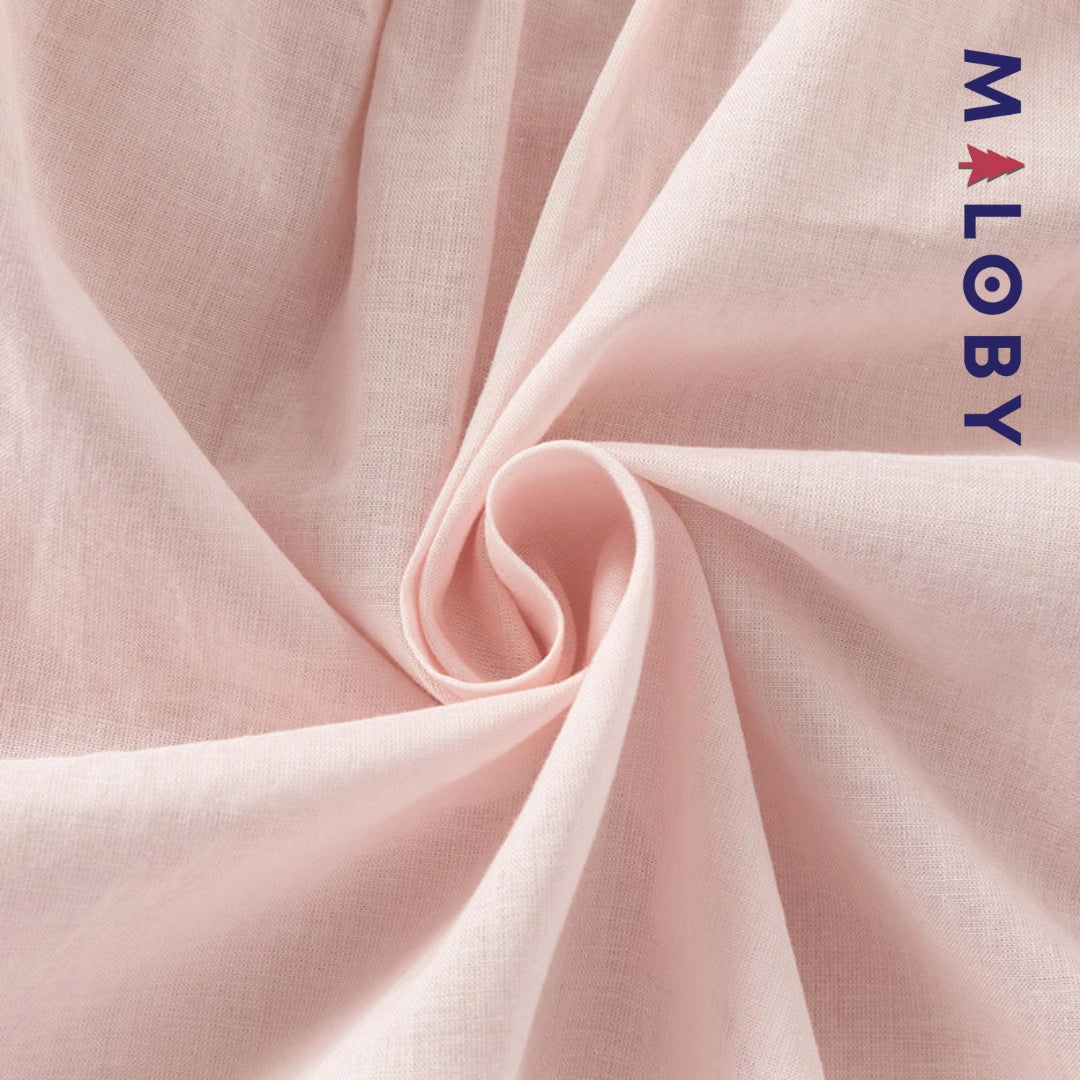 Robe cérémonie bi-matière enfant fille- rose -robes et ensembles pour filles, bébés et garcons - MALOBY