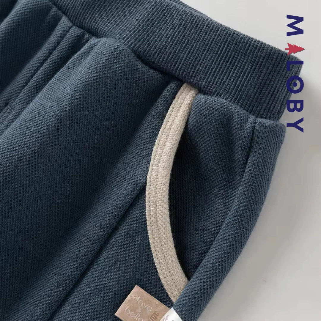 Ensemble sport sweat + jogging garçon - beige