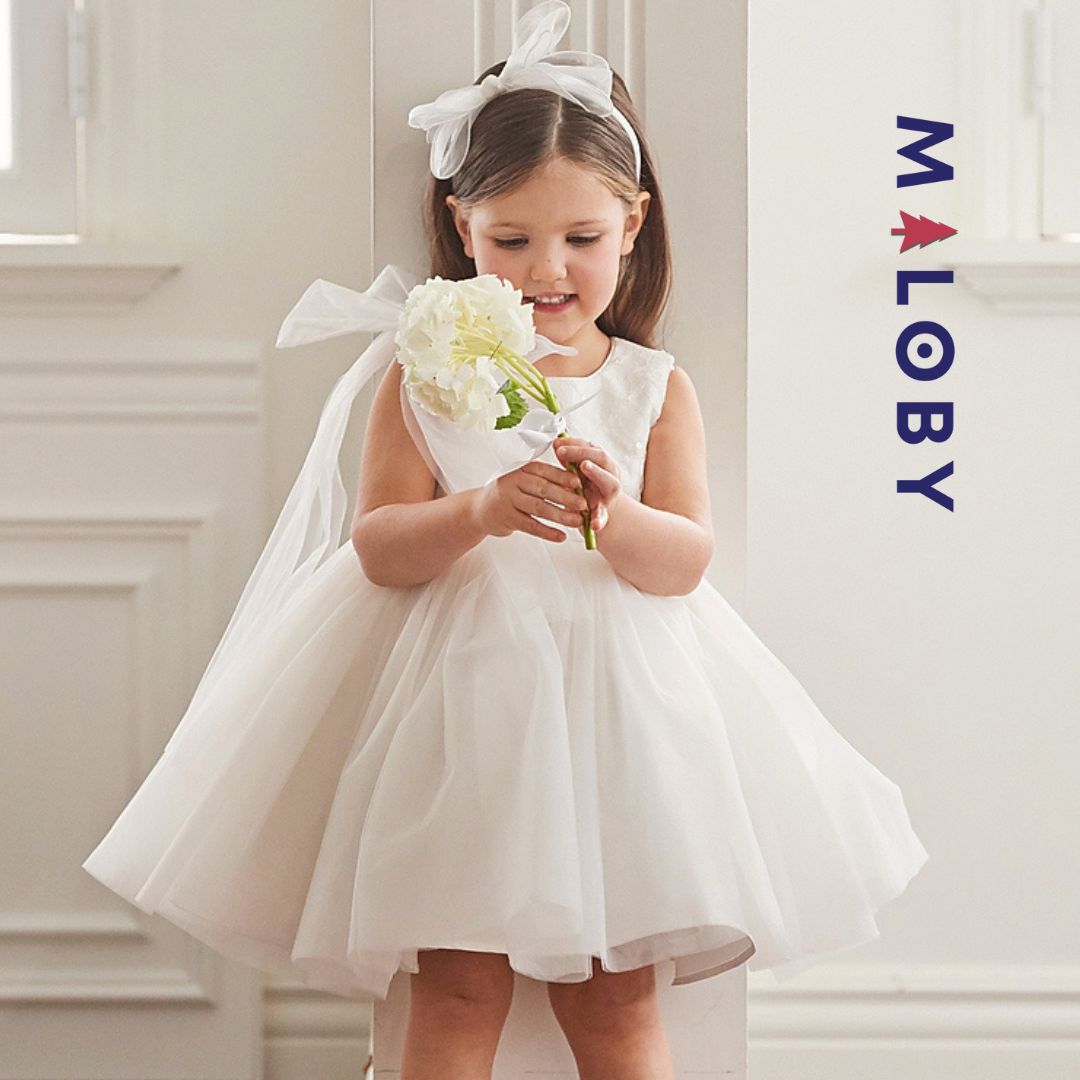 Vetement Robes Petite Fille Robe Sans Manches à Sequins Pour Fille