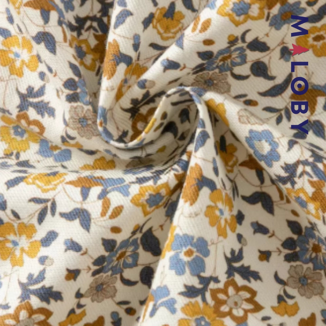 Robe à smocks motifs floral enfant fille -Floral -robes et ensembles pour filles, bébés et garcons - MALOBY