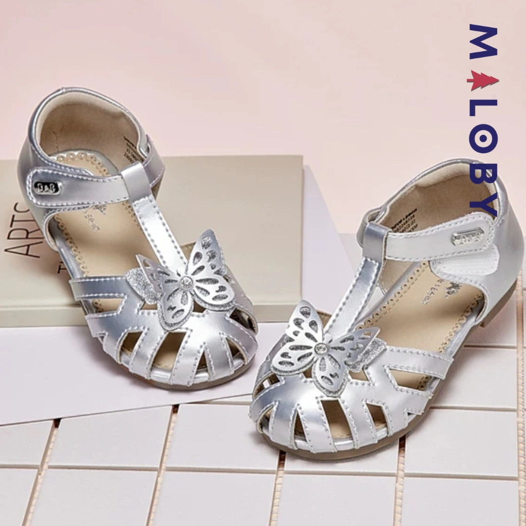 Sandales enfant fille - Argent -robes et ensembles pour filles, bébés et garcons - MALOBY