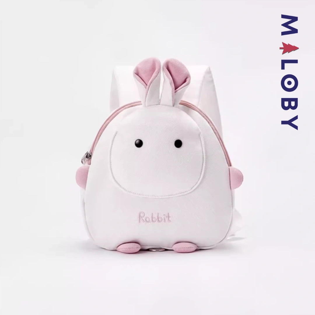 Sac à dos maternelle enfant fille - Blanc/rose