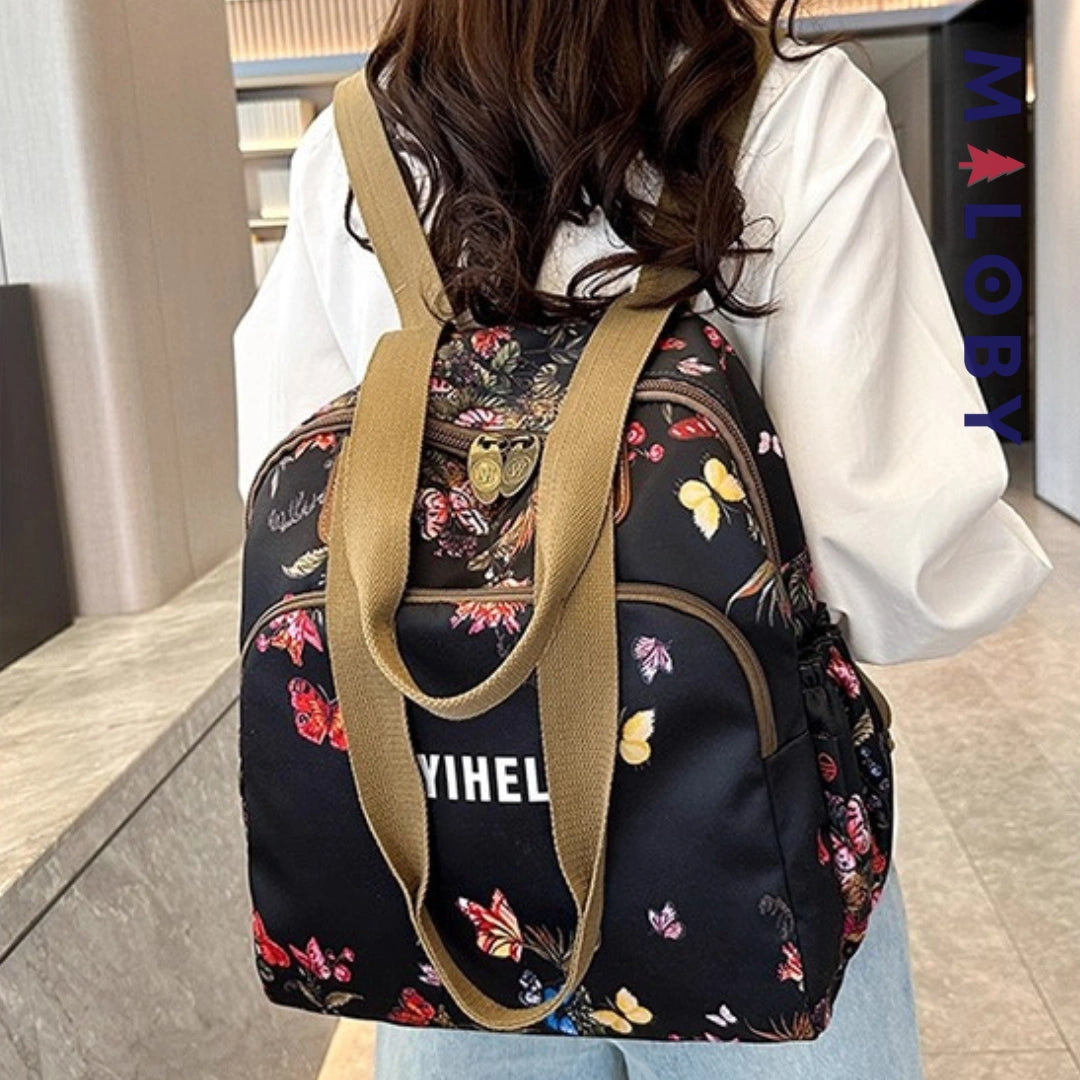 Sac à dos pour étudiante - motifs imprimés