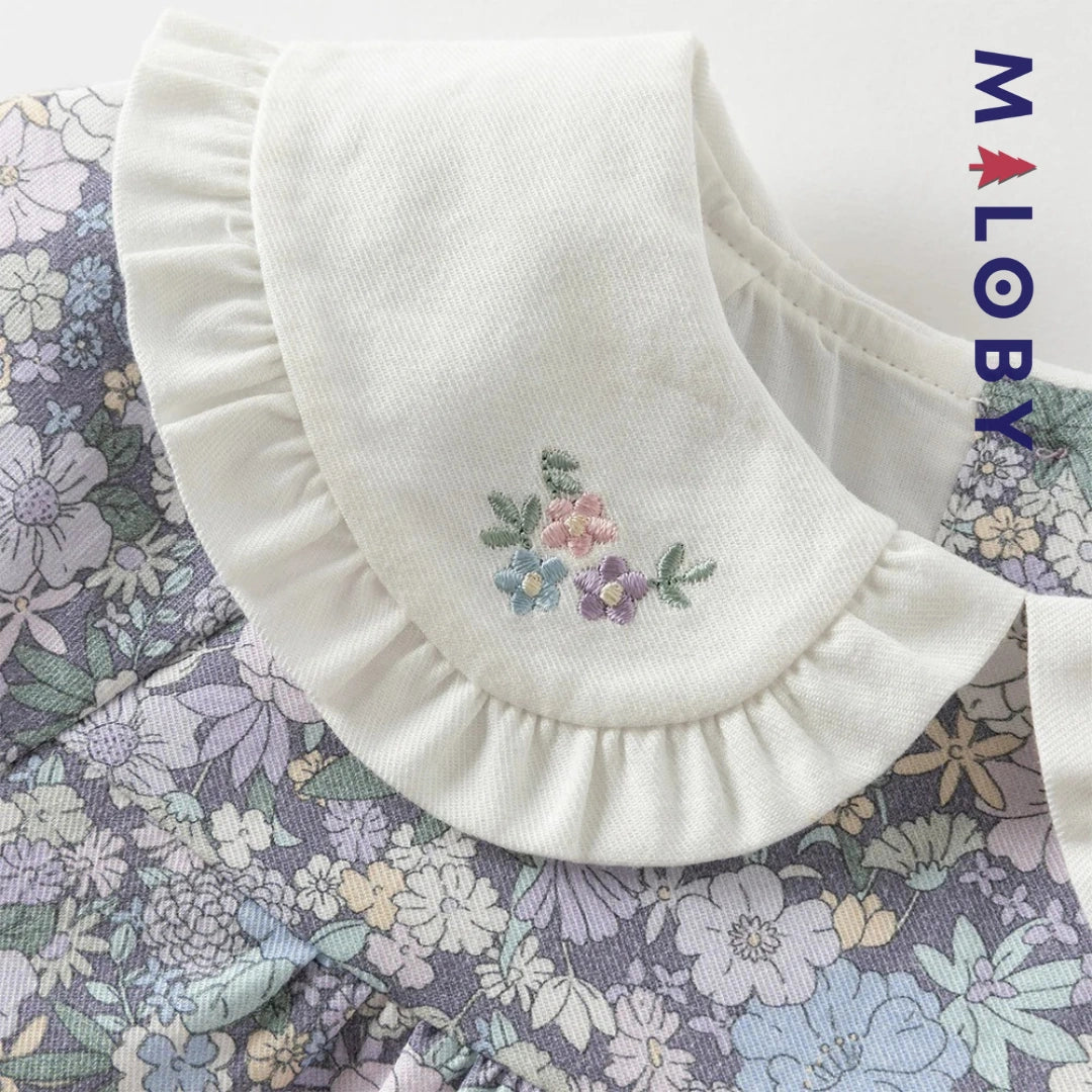 Ensemble 2 pièces blouse + Legging enfant fille- floral