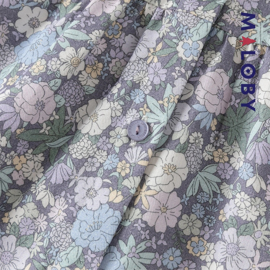 Ensemble 2 pièces blouse + Legging enfant fille- floral
