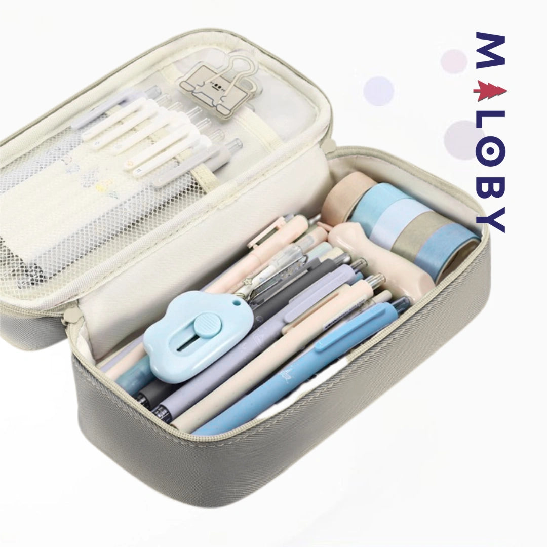 Trousse primaire motif Pochacco enfant garçon - Gris