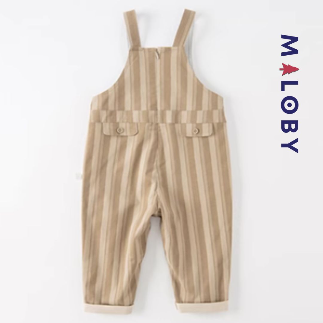 Ensemble habillé Salopette+chemise+noeud -Garçon -robes et ensembles pour filles, bébés et garcons - MALOBY