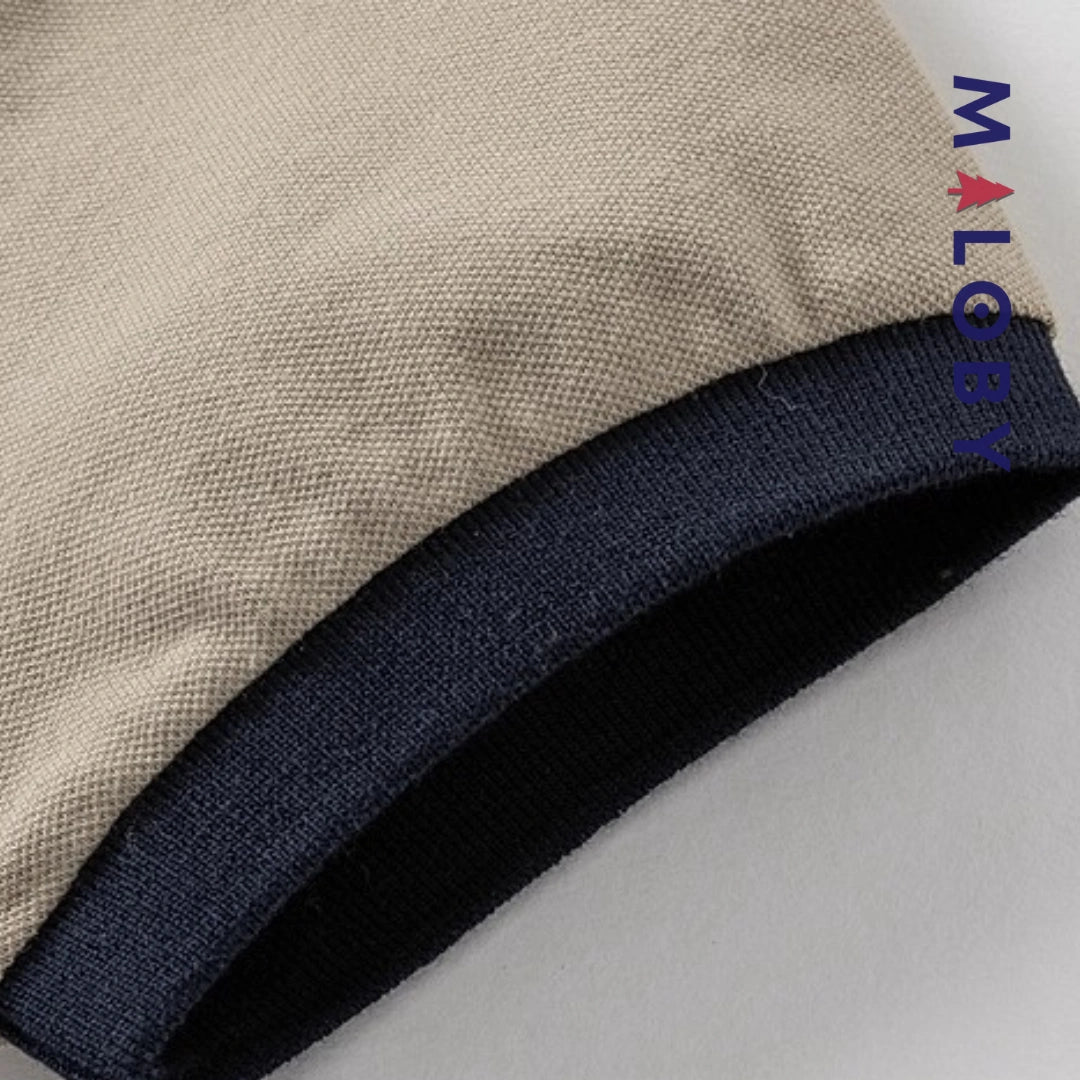 Polo col Mao enfants garçon - Blanc