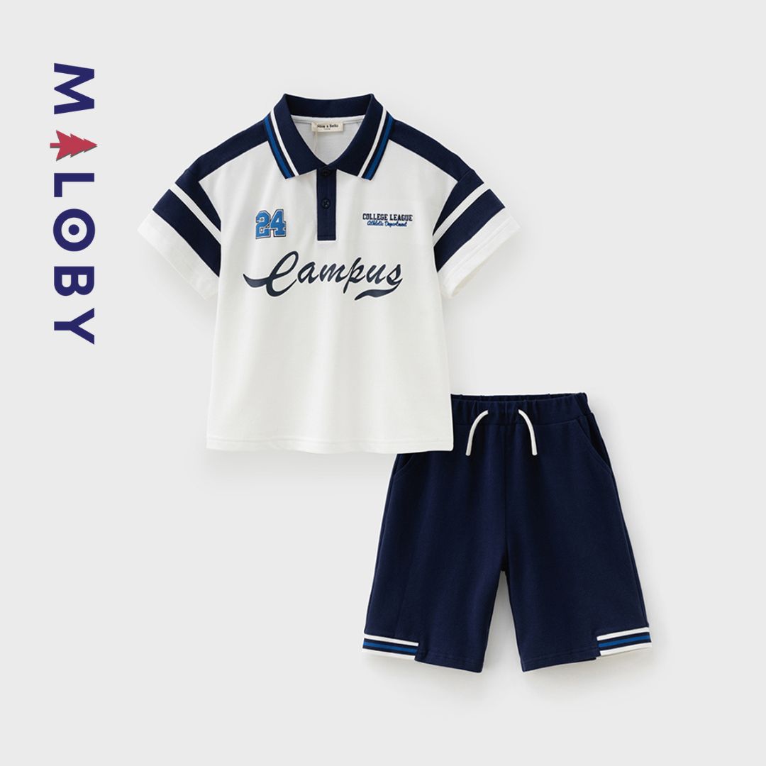 Ensemble polo + short- Garçon -robes et ensembles pour filles, bébés et garcons - MALOBY