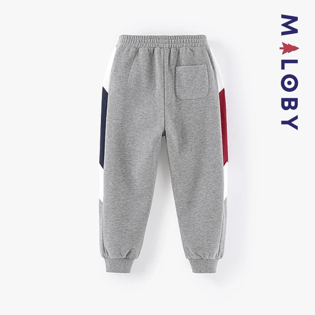 Jogging garçon - gris -robes et ensembles pour filles, bébés et garcons - MALOBY