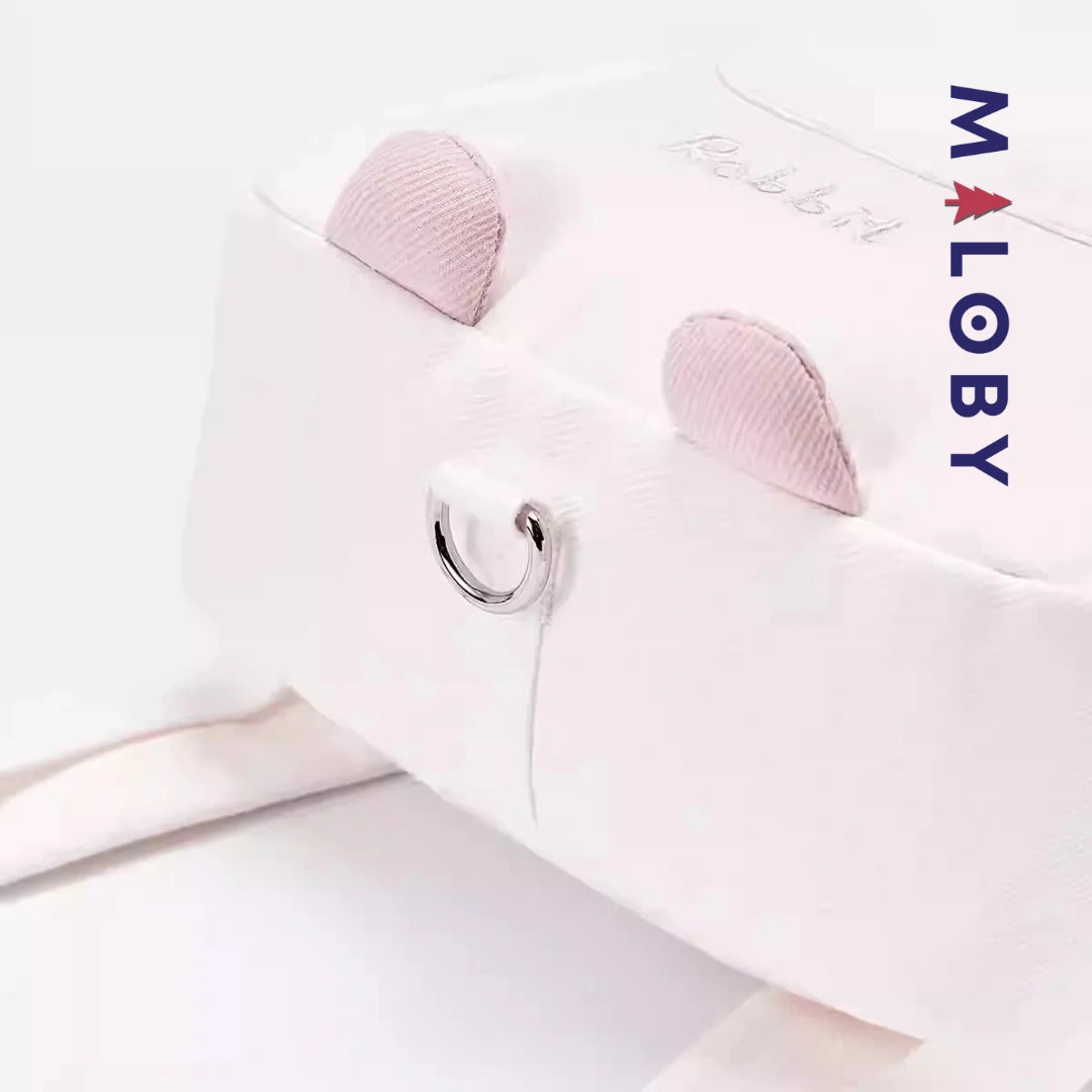 Sac à dos maternelle enfant fille - Blanc/rose
