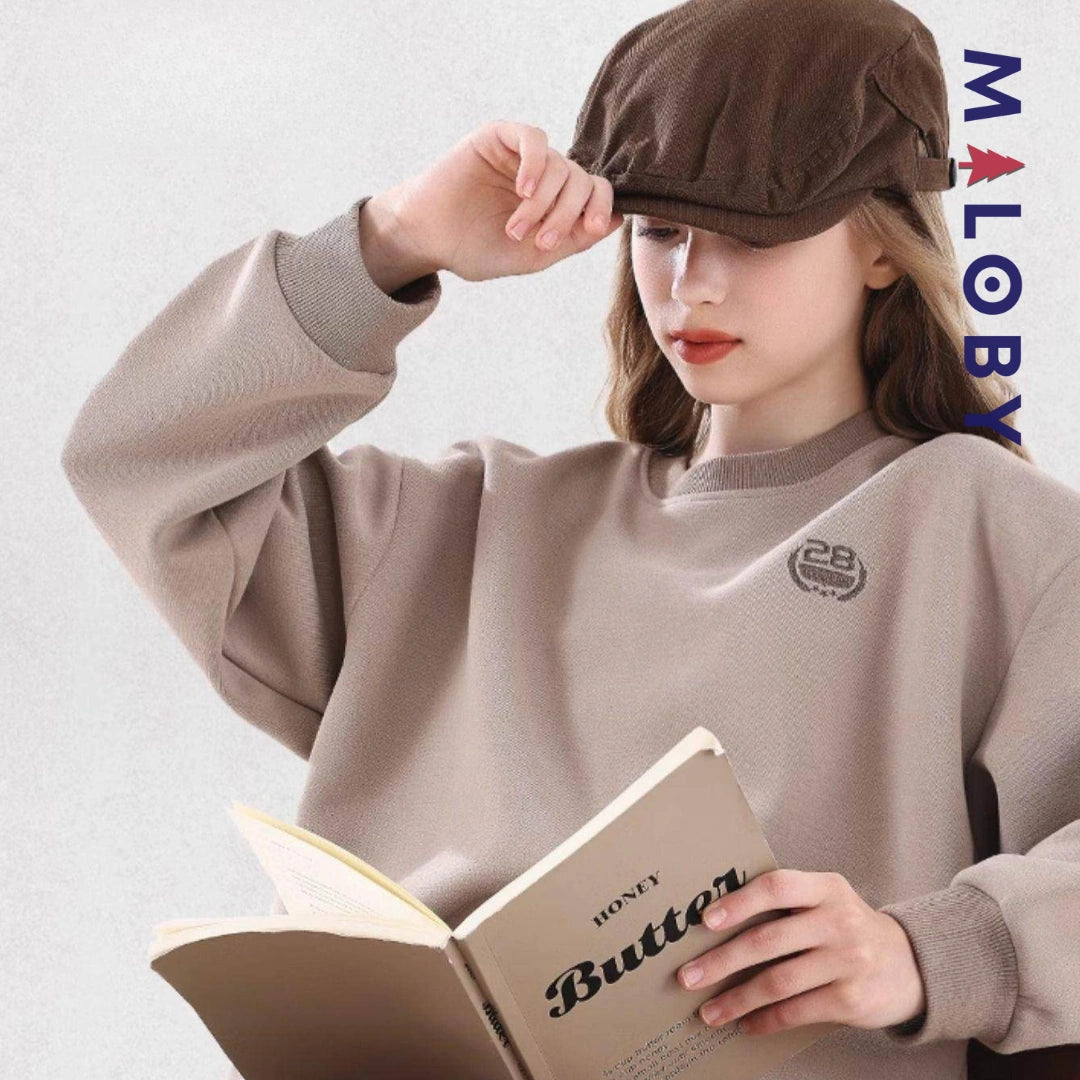 Ensemble sport 2 pièces enfant fille- marron