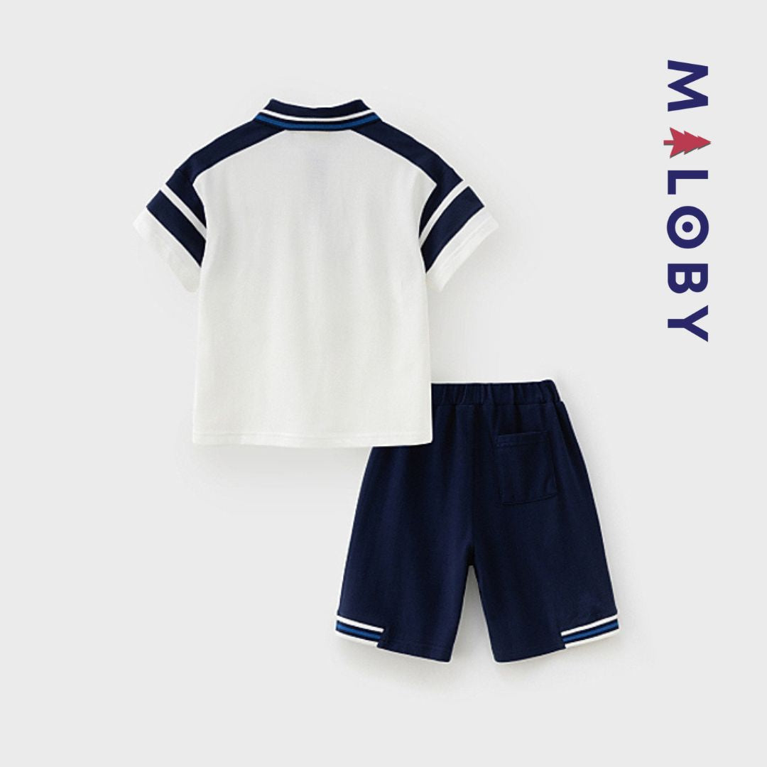 Ensemble polo + short- Garçon -robes et ensembles pour filles, bébés et garcons - MALOBY