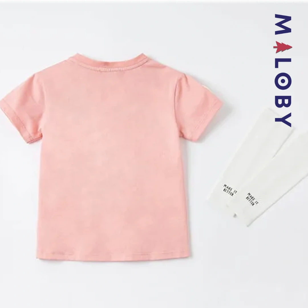 T-shirt deux saisons en pur coton- Garçon -robes et ensembles pour filles, bébés et garcons - MALOBY
