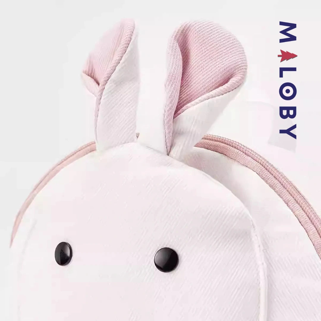 Sac à dos maternelle enfant fille - Blanc/rose