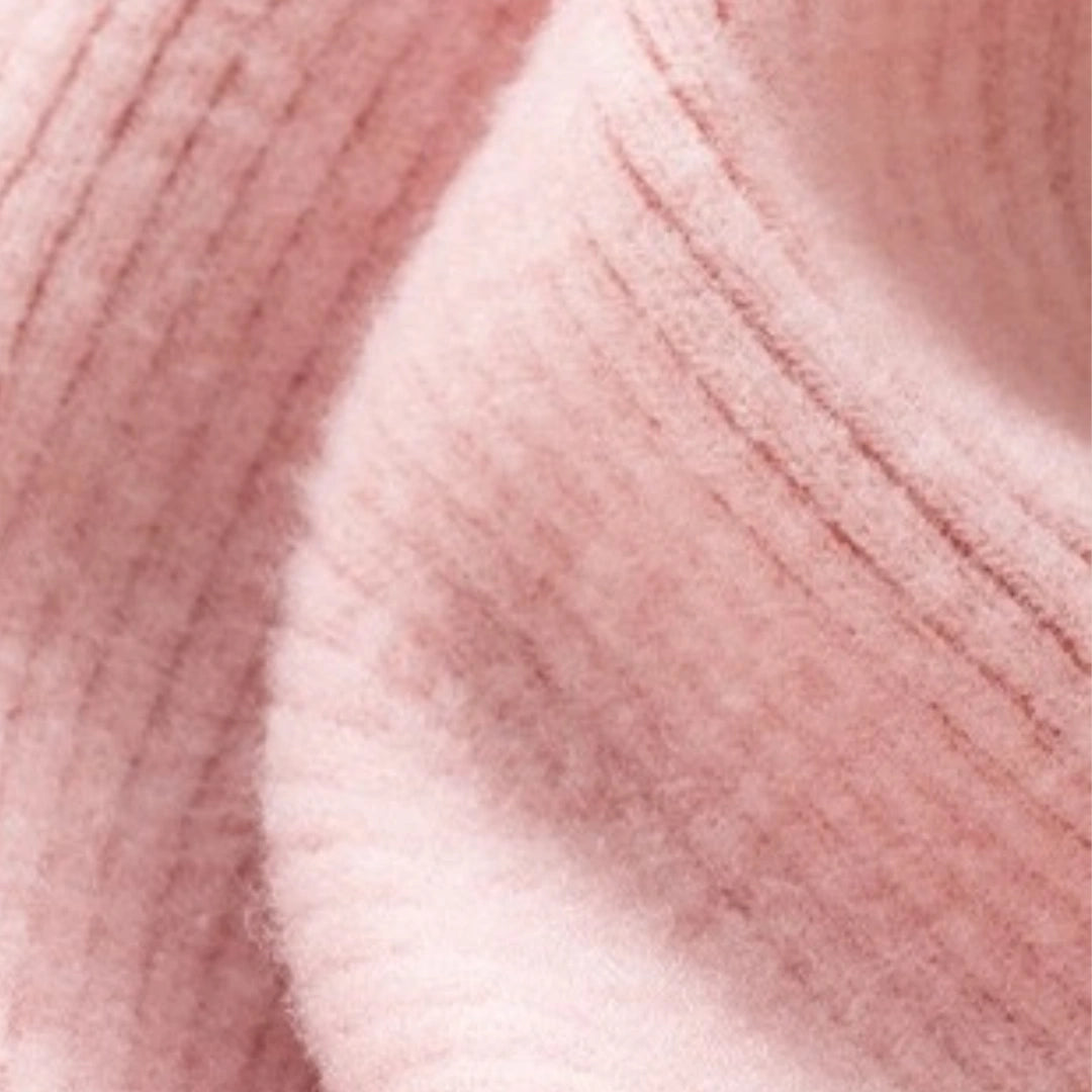 Pull en maille manches longues enfant fille - Rose