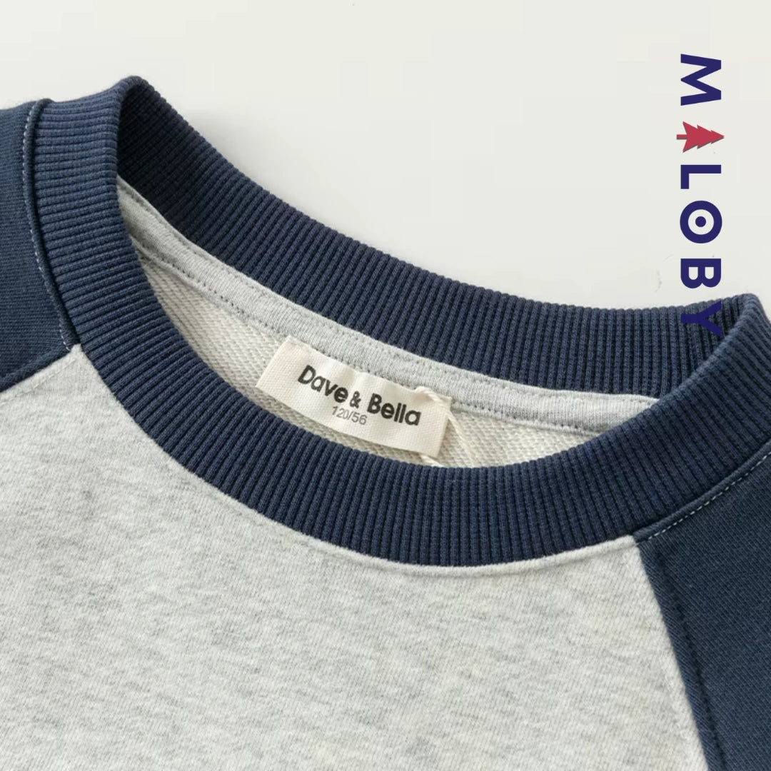 Ensemble sport sweat + jogging garçon - Gris -robes et ensembles pour filles, bébés et garcons - MALOBY