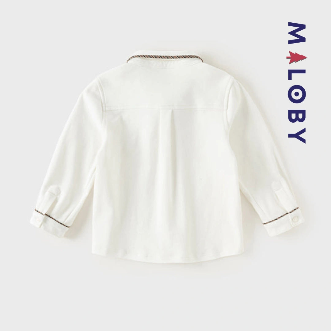 Ensemble cérémonie à carreaux enfant garçon - marine -robes et ensembles pour filles, bébés et garcons - MALOBY