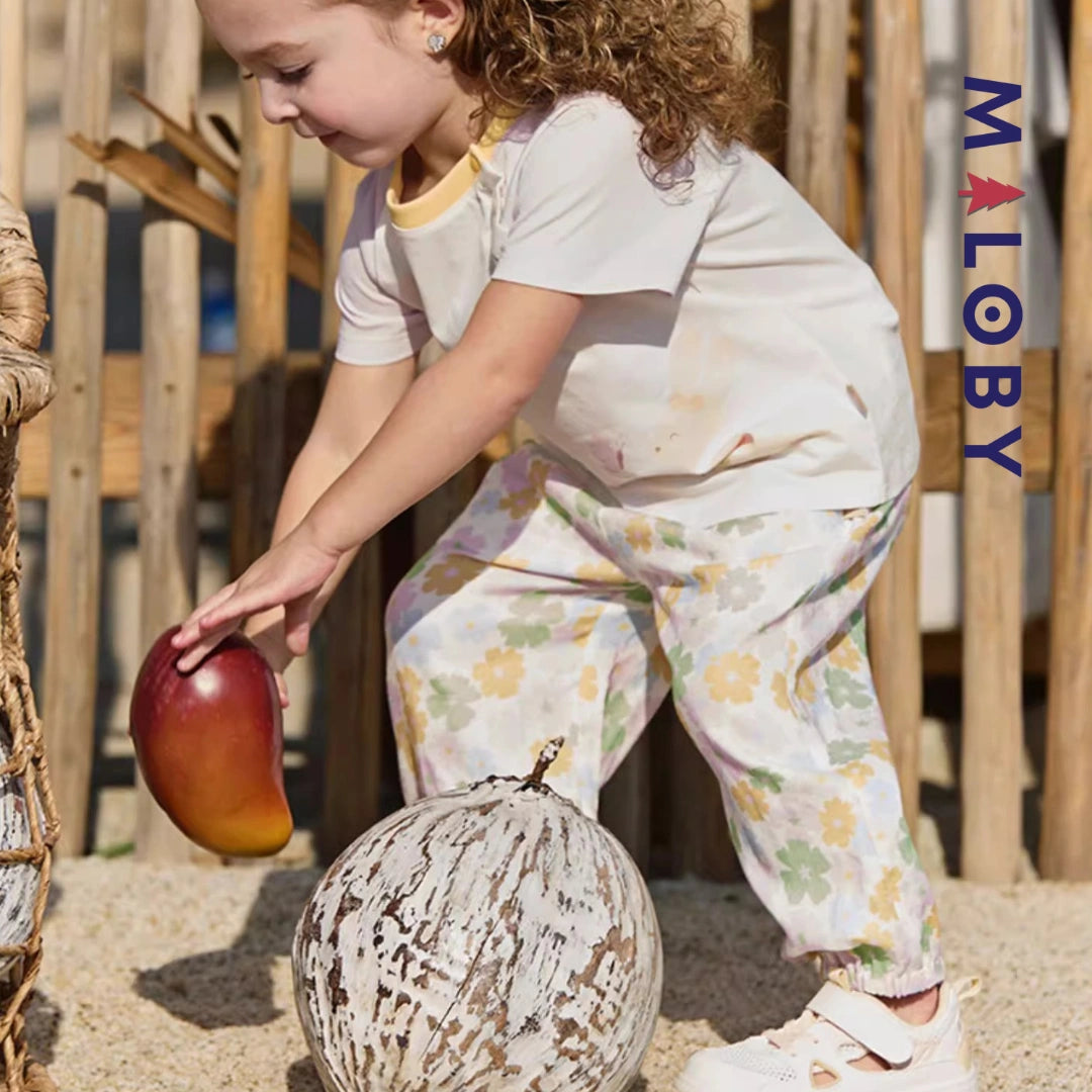 Pantalon fluide enfant fille- imprimé