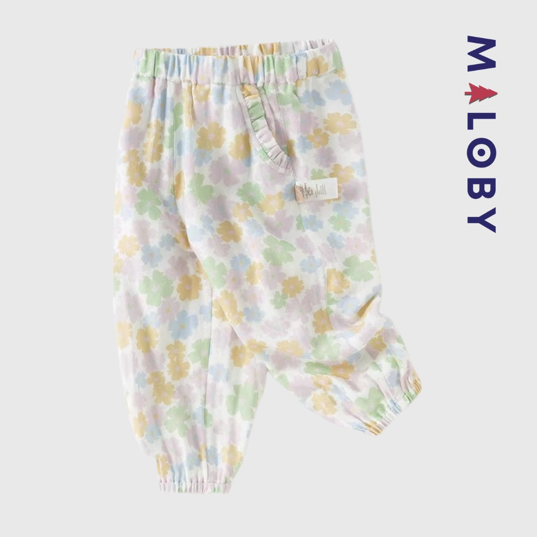 Pantalon fluide enfant fille- imprimé