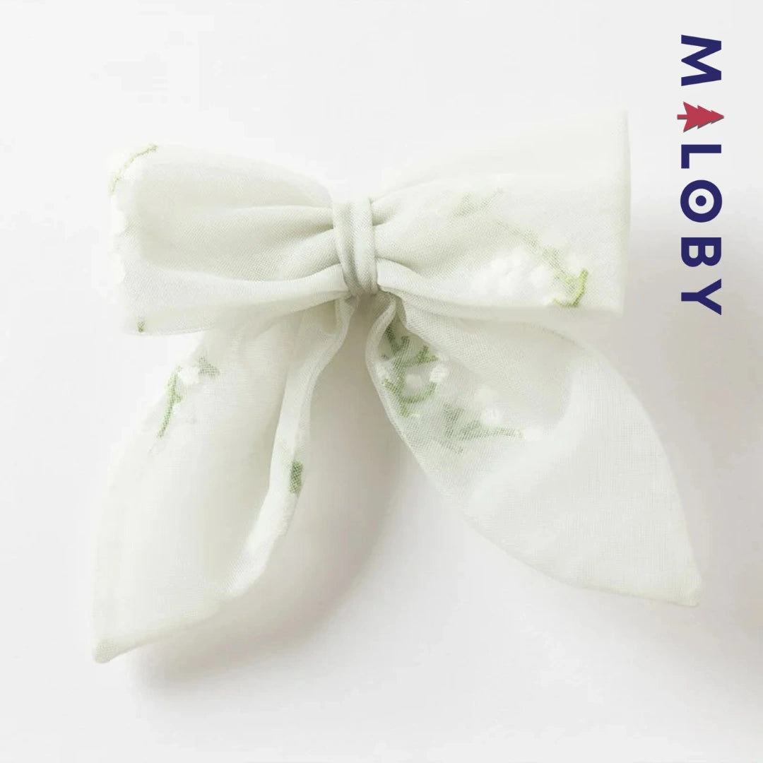 Robe de cérémonie à smocks enfant fille - vert