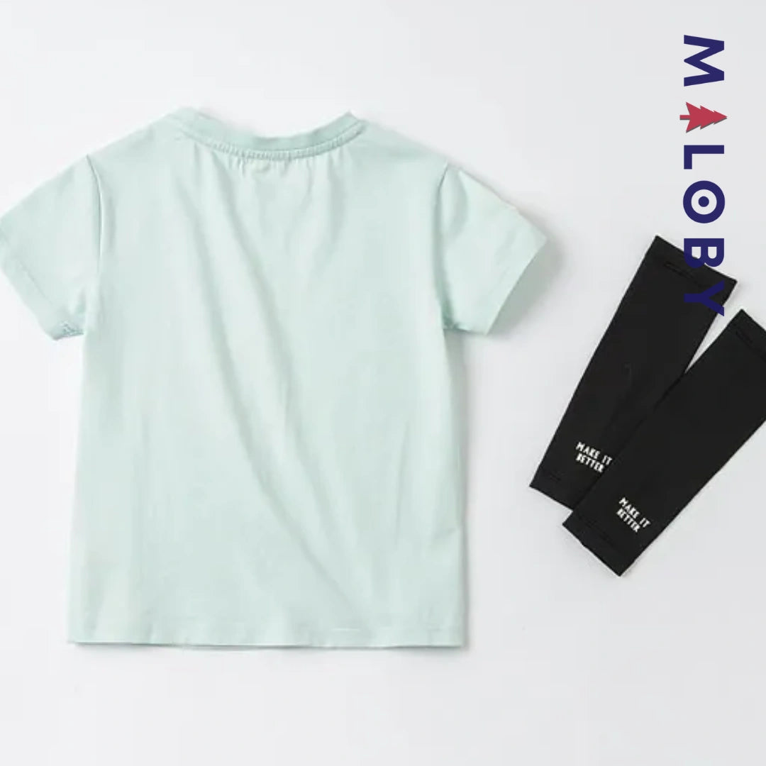 T-shirt deux saisons en pur coton- Garçon -robes et ensembles pour filles, bébés et garcons - MALOBY