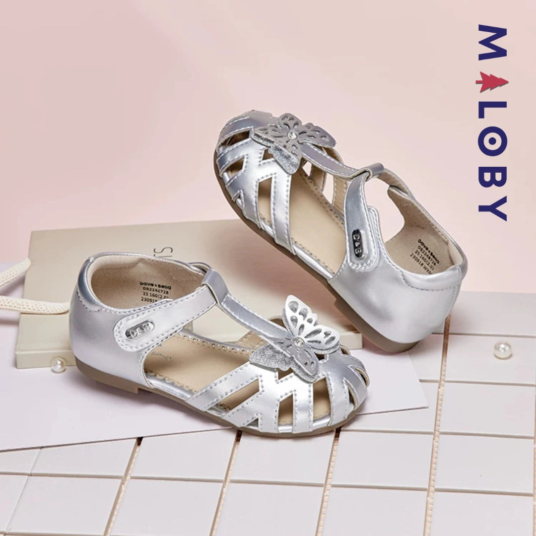 Sandales enfant fille - Argent -robes et ensembles pour filles, bébés et garcons - MALOBY