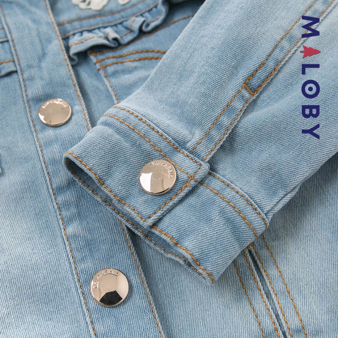 Veste en Jean enfant fille -robes et ensembles pour filles, bébés et garcons - MALOBY
