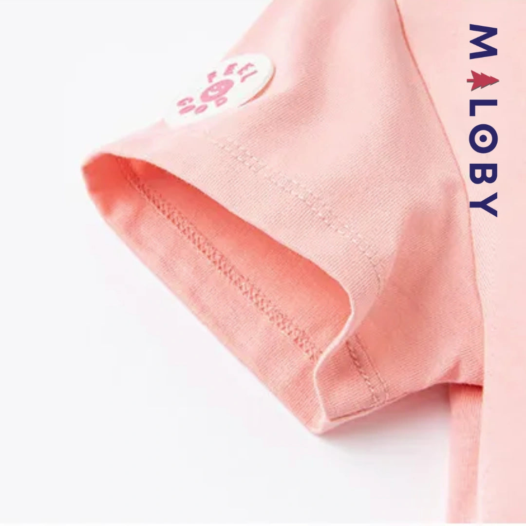 T-shirt deux saisons en pur coton- Garçon -robes et ensembles pour filles, bébés et garcons - MALOBY