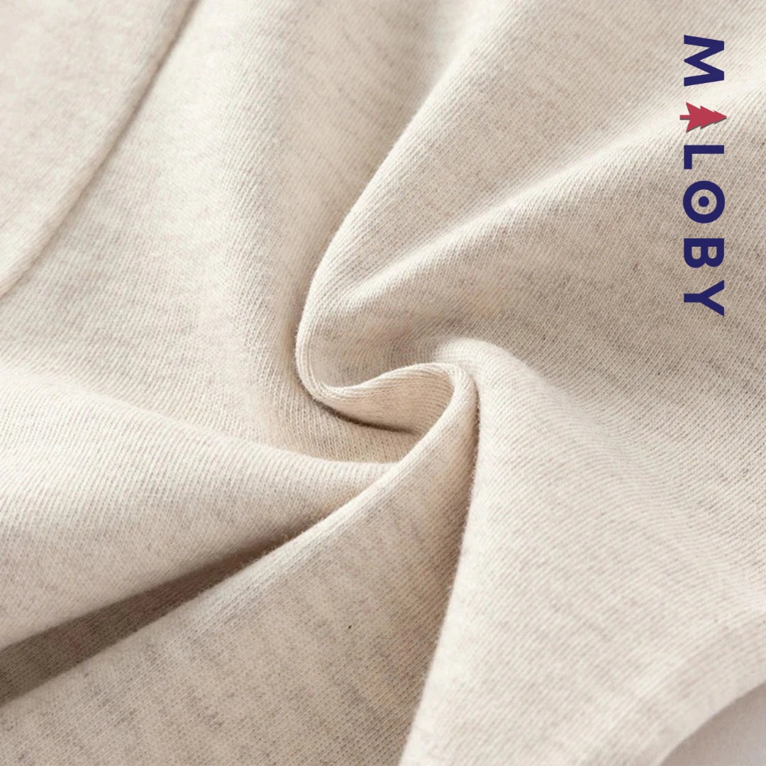 Legging à bas brodé enfant fille-beige/violet