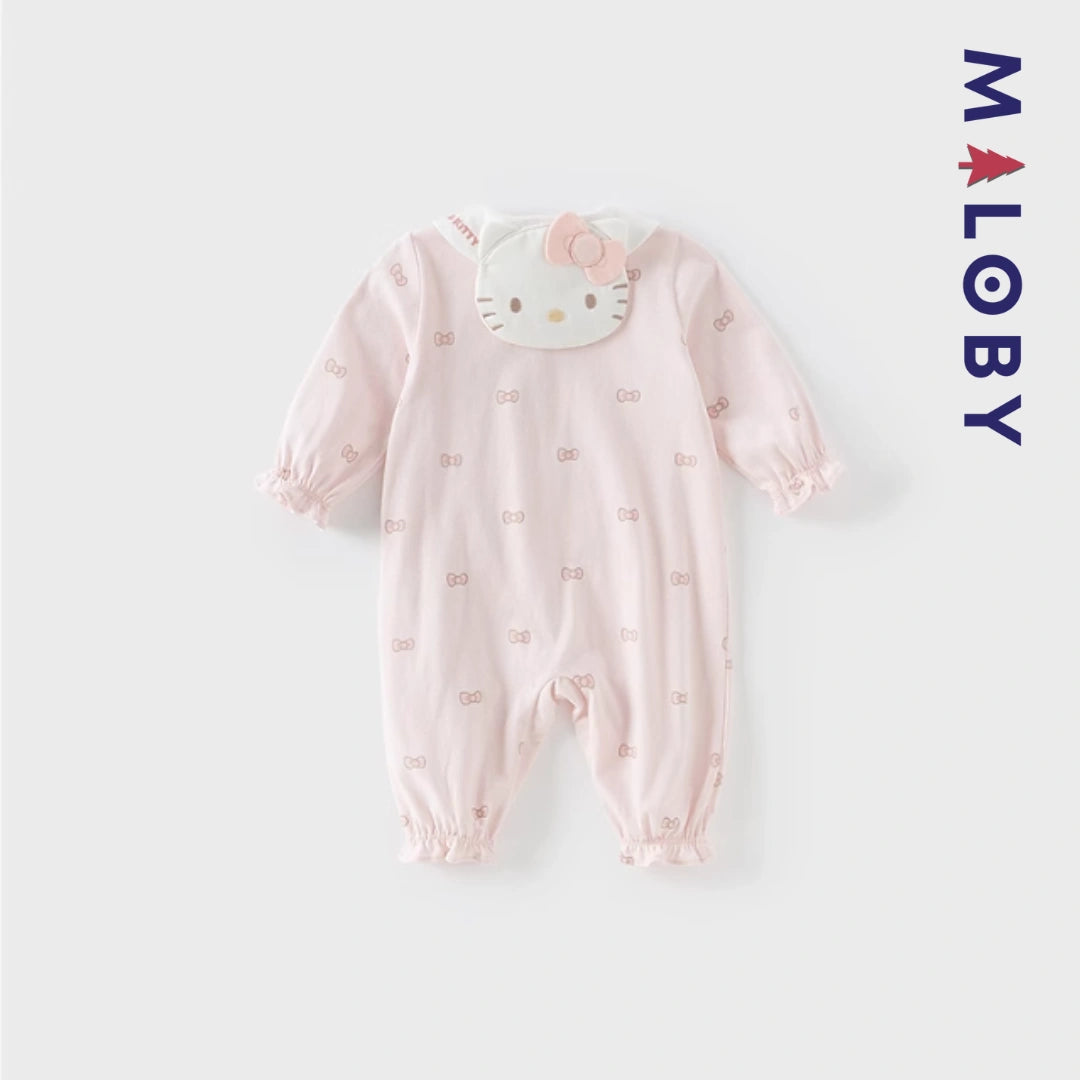 Combinaison motif hello kitty enfant fille- rose -robes et ensembles pour filles, bébés et garcons - MALOBY