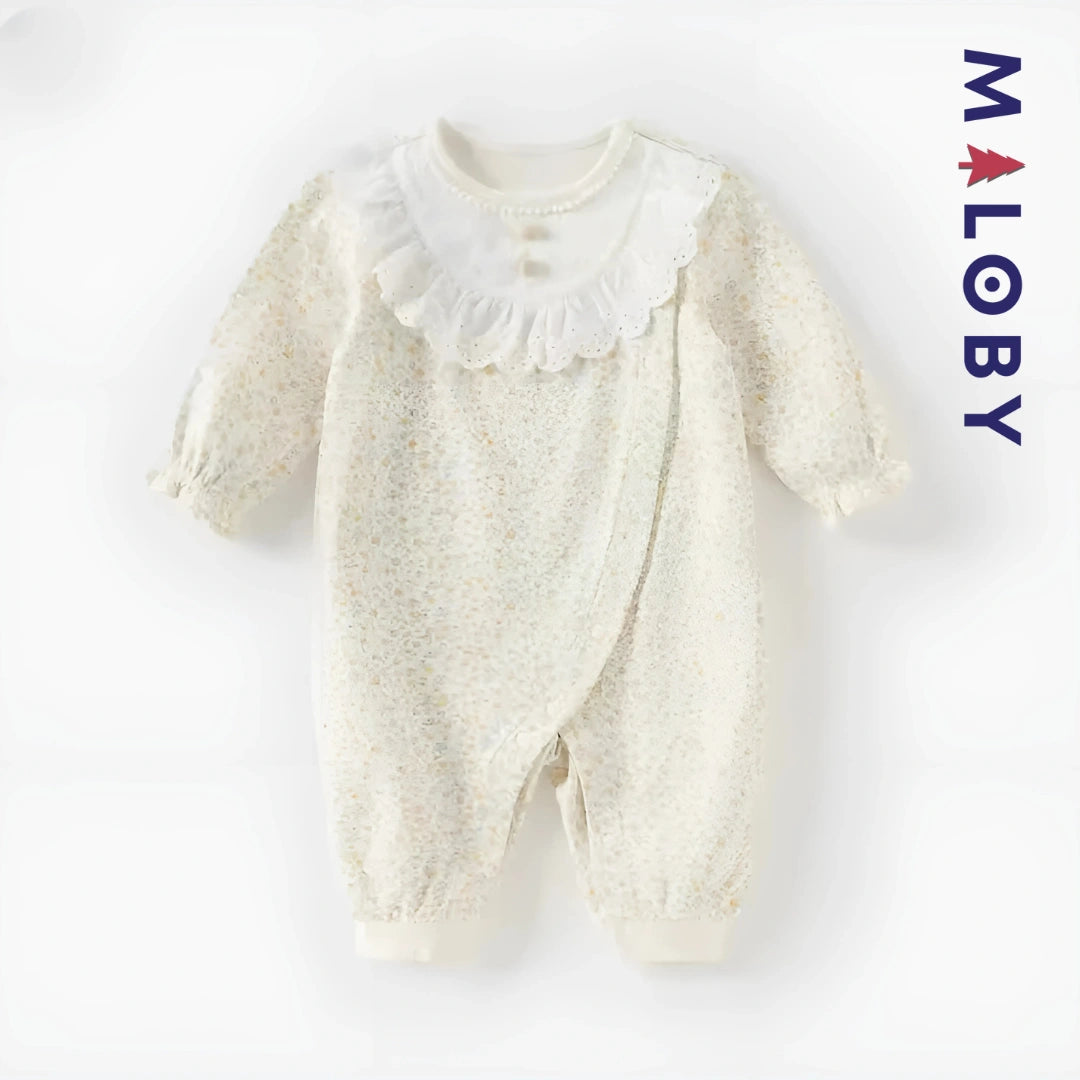 Combinaison fleurie bébé fille- imprimé