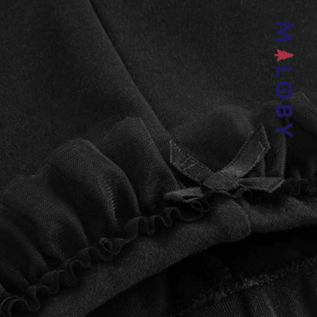 Legging côtelé motif papillon- fille -robes et ensembles pour filles, bébés et garcons - MALOBY