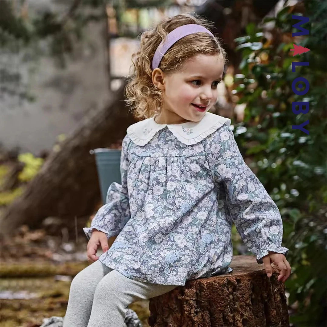 Ensemble 2 pièces blouse + Legging enfant fille- floral