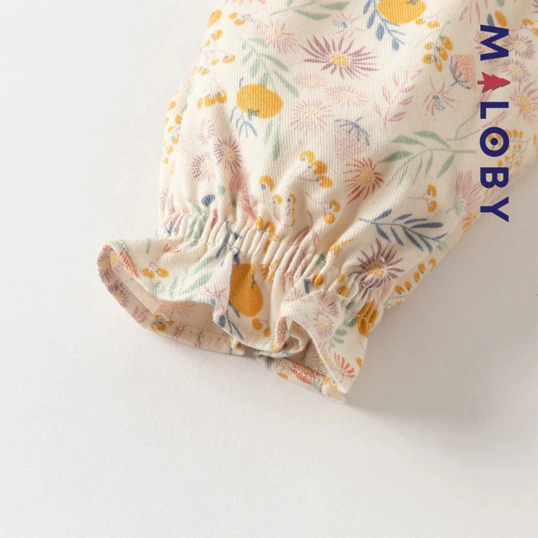 Robe habillée à boléro intégré enfant fille- Beige