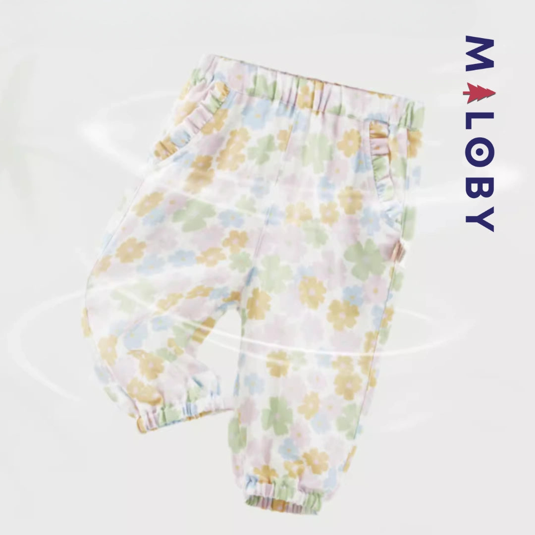 Pantalon fluide enfant fille- imprimé