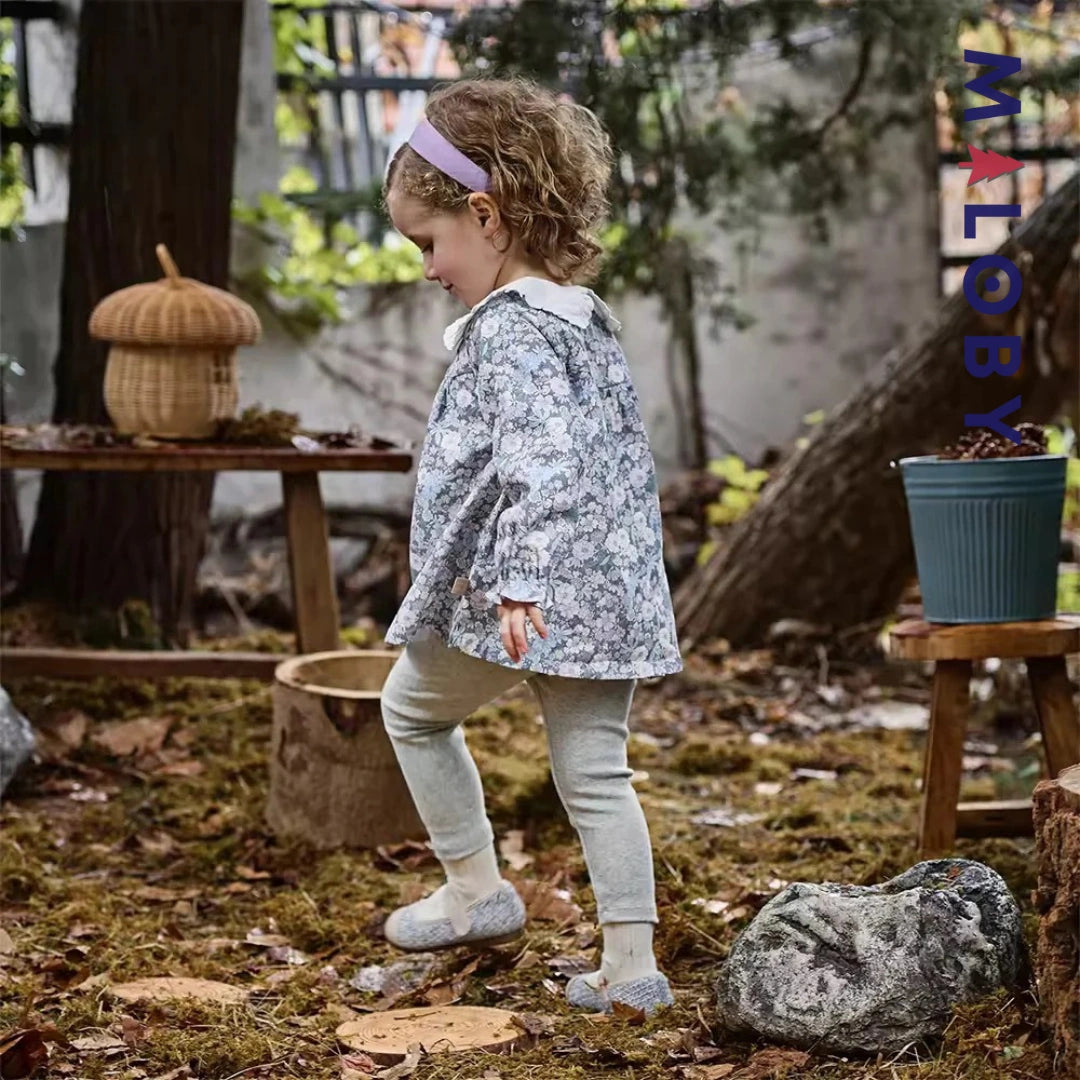 Ensemble 2 pièces blouse + Legging enfant fille- floral