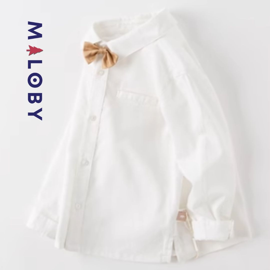 Ensemble habillé Salopette+chemise+noeud -Garçon -robes et ensembles pour filles, bébés et garcons - MALOBY