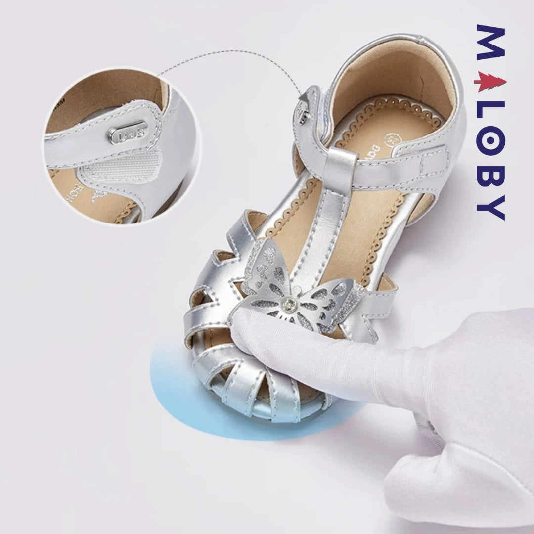 Sandales enfant fille - Argent -robes et ensembles pour filles, bébés et garcons - MALOBY