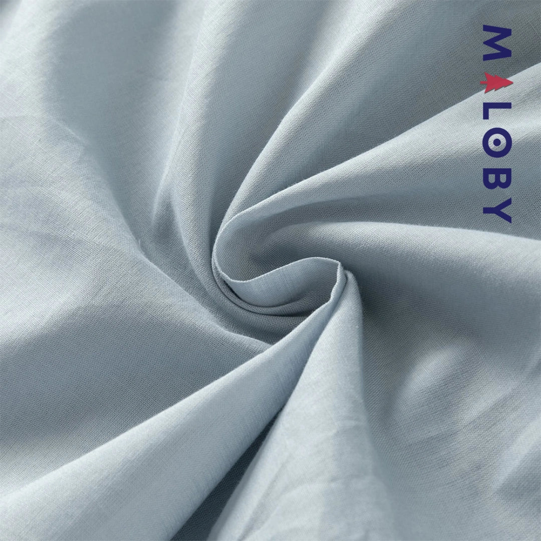 Robe de cérémonie à volants enfant fille -Bleu ciel