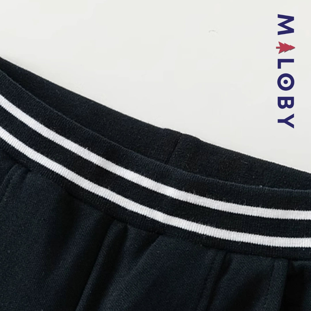 Pantalon large enfant fille longueur chevilles - bleu -robes et ensembles pour filles, bébés et garcons - MALOBY