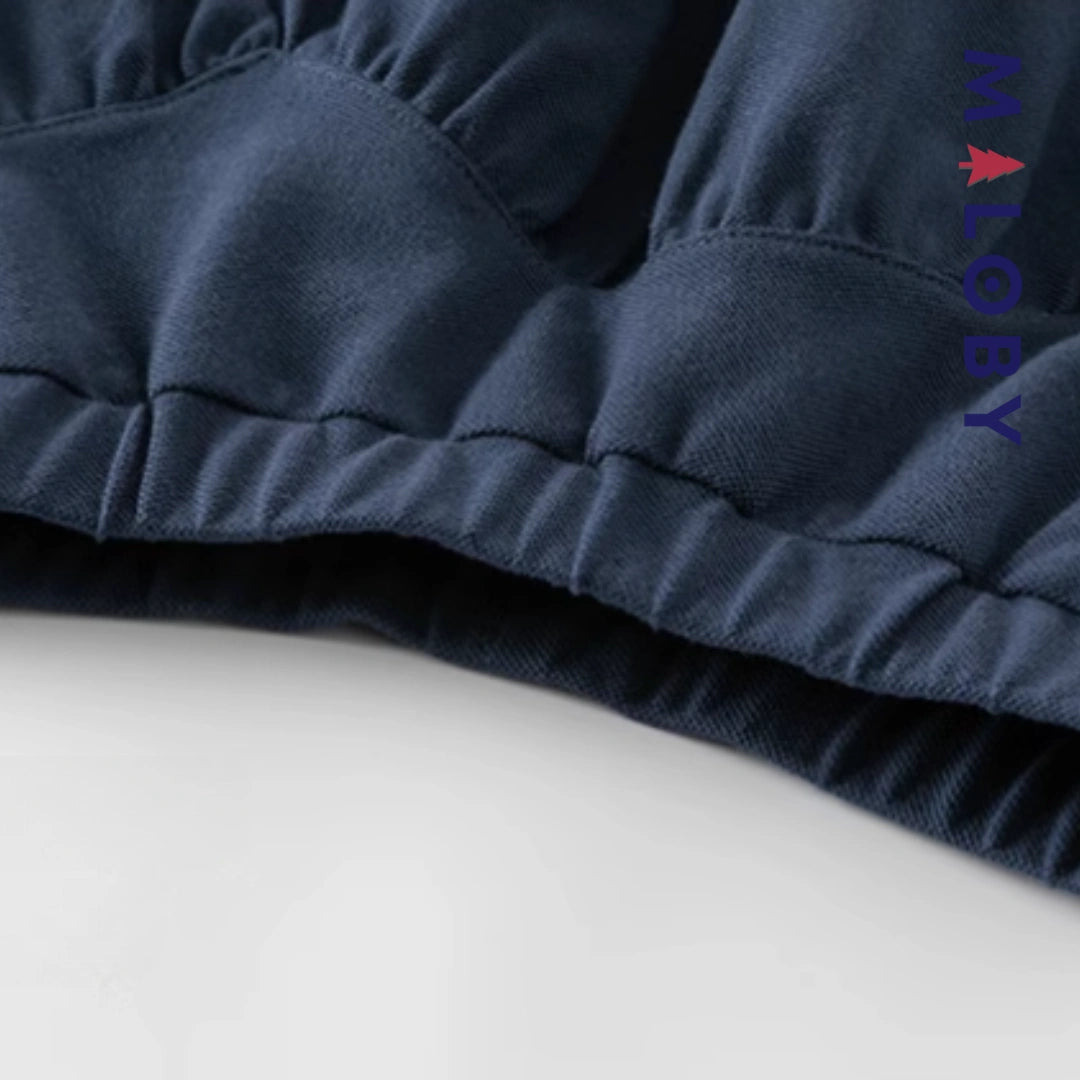 Ensemble Habillé Jupon + chemise enfant fille - violet/bleu -robes et ensembles pour filles, bébés et garcons - MALOBY