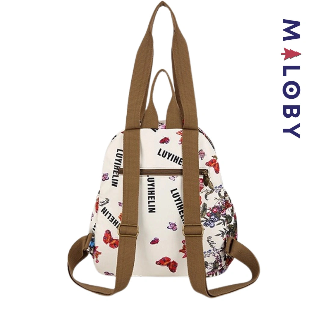 Sac à dos pour étudiante - motifs imprimés